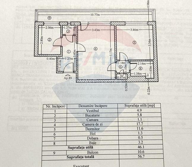 Apartament 2 camere I mobilat si utilat I Bd. Ion Mihalache - 1 Mai - 19
