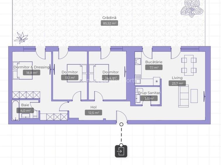 4 Camere cu gradina in Ansamblu rezidential de lux – Erou Iancu Nicolae  - 14