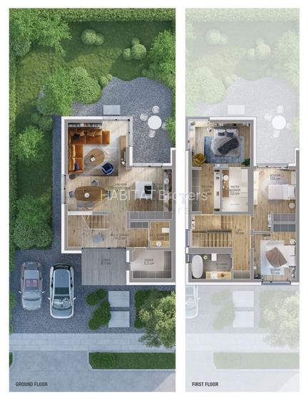 Vila tip duplex in Amber Forest, langa padure - 32