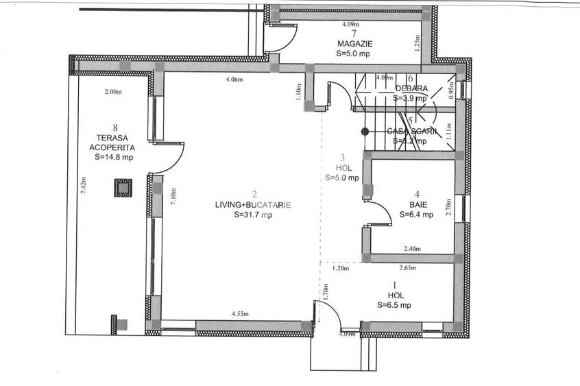 Casa noua duplex 4 camere, teren 475 mp de vanzare in Selimbar Sibiu - 11