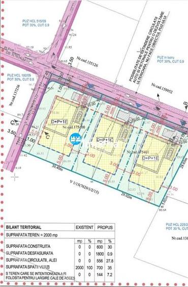 Teren intravilan 1000 mp cu PUZ aprobat – Bucium, str. Fermei - 2
