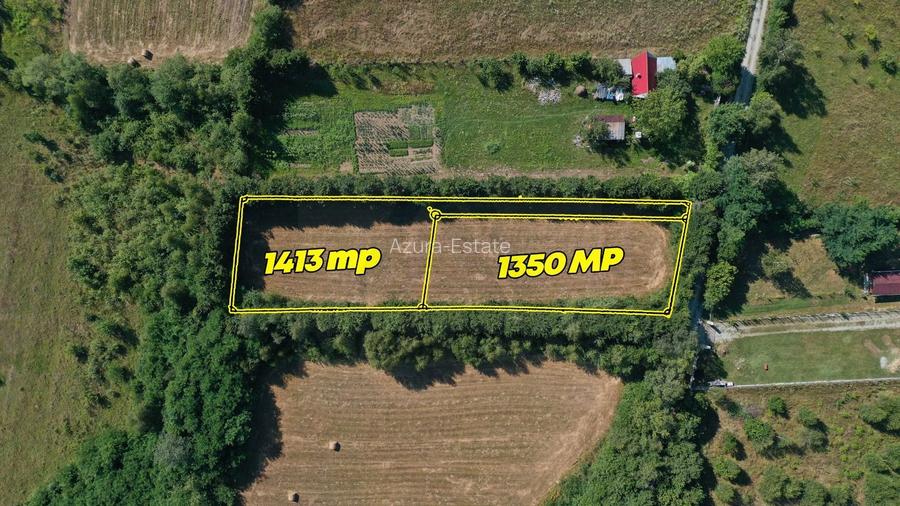 Teren intravilan de vânzare 1350+1413 mp zona Valea Avrigului - 3