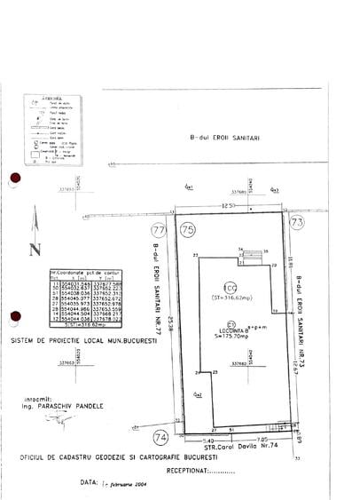 Cotroceni, vis-à-vis de Facultatea de Medicină, urbanism de construire S+P+2+M