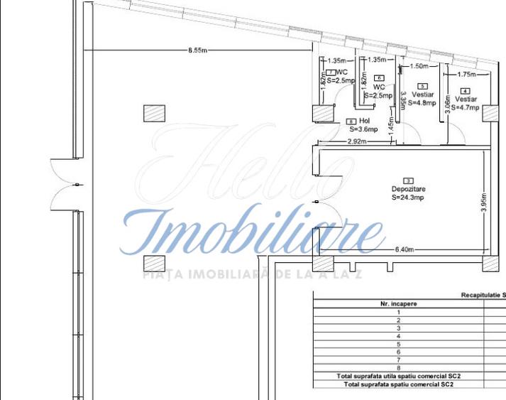 Spatiu comercial 185.49 mp, Zona Lombului Cluj Napoca