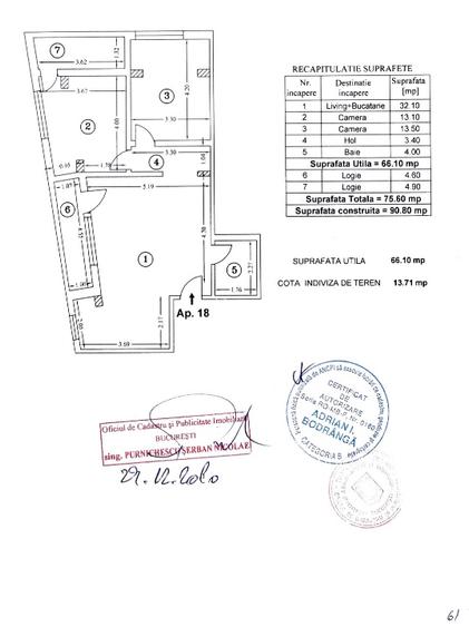3 camere Bucureștii Noi | Metrou 350 m | Centrală proprie | Parcare 2 mașini - 9