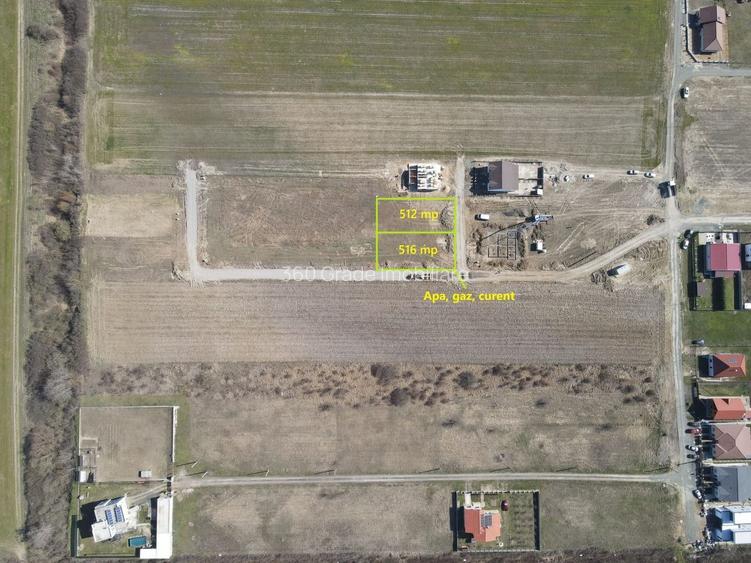 Teren cu autorizatie pentru duplex 512 / 516 mp Utilitati Comision 0 - 4