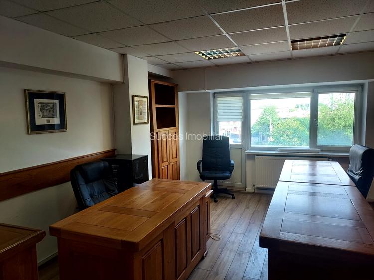 libertatii-rond cosbuc,5cam ideal firma,et1,mobilat birouri,lux,120 mp,900 eur - 14