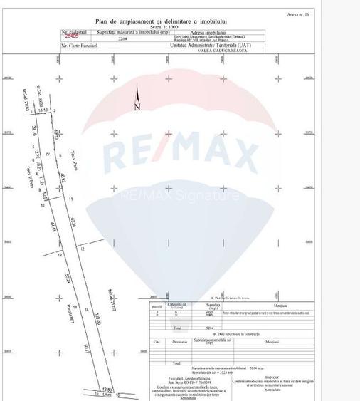 Vânzare Teren 3,323mp Valea Calugareasca - 3