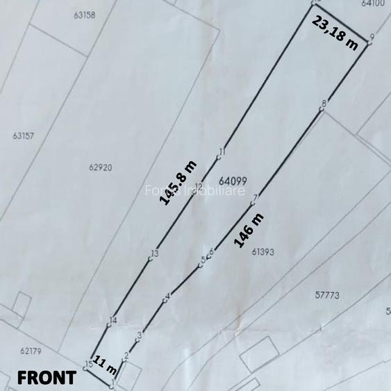 Teren intravilan Felcheriu-Osorhei 2500mp - 10