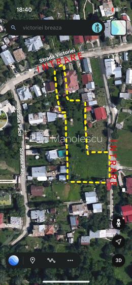 Ocazie rară / Teren central de 2100 mp pe Str. Victoriei, Breaza, Prahova  - 2