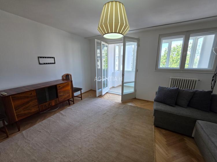 3 camere Piata Amzei etajul 3/7 mobilat utilat balcon - 5