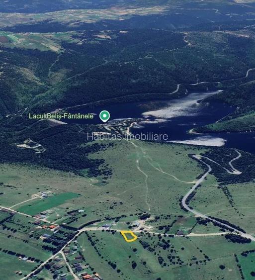 Teren drept de 1342 mp cu front 24 m Belis - 3