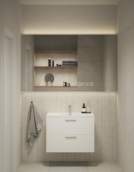 Antracit Coandă - 4 camere+ 3 băi - Bucătărie închisă - Bloc boutique 4 etaje - 6