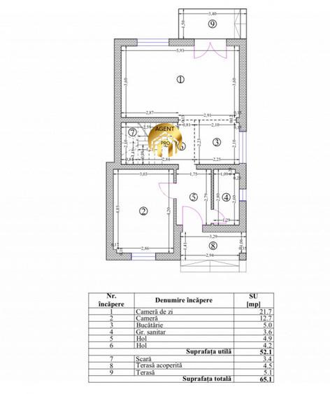 OFERTA Vila Individuala - 5 camere - 301 mp teren - Pret excelent! Otopeni - 19