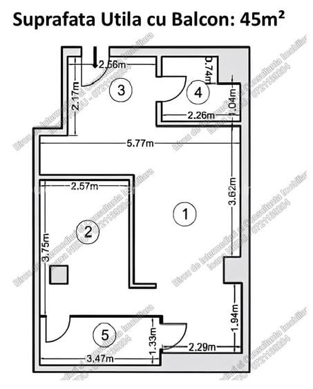 🙋Campus🔸2 Camere 45m² bloc 2021 La Alb Vedere la Lac - 6