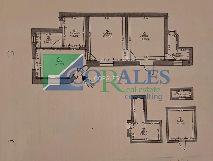 Piata Unirii. Strada pietonala. Cladire renovata! - 13