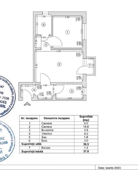  Apartament 2 camere de vânzare - 11