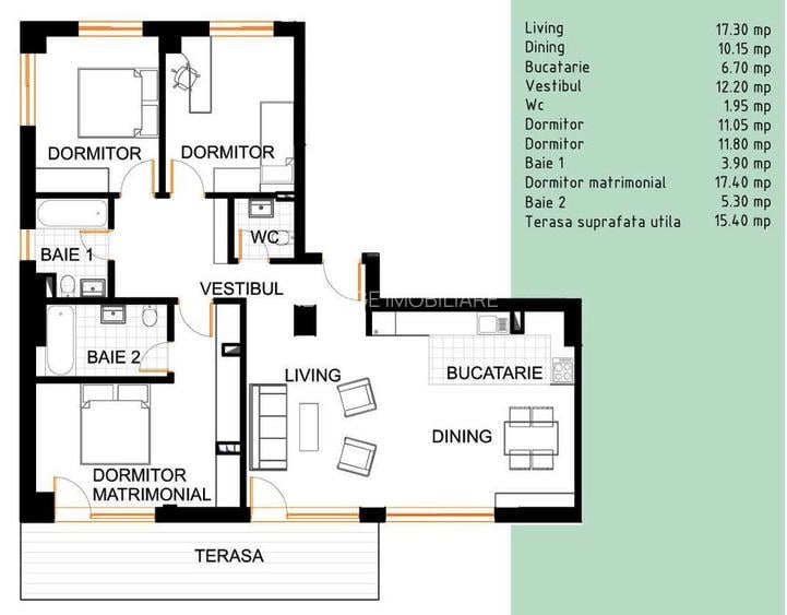 Green Vista-Scoala Americana,proaspat igienizat, priveliste de exceptie! - 1