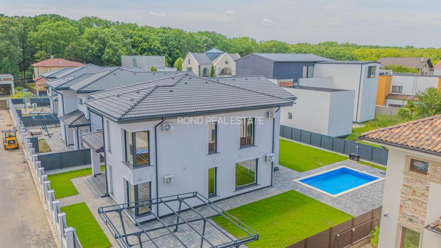 Vile finalizate,piscina, carport, fotovoltaice, proiect amenajare, finisaje lux - 45