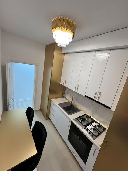 Apartament 2 camere, etaj 5/8, complet mobilat si utilat: aer conditionat