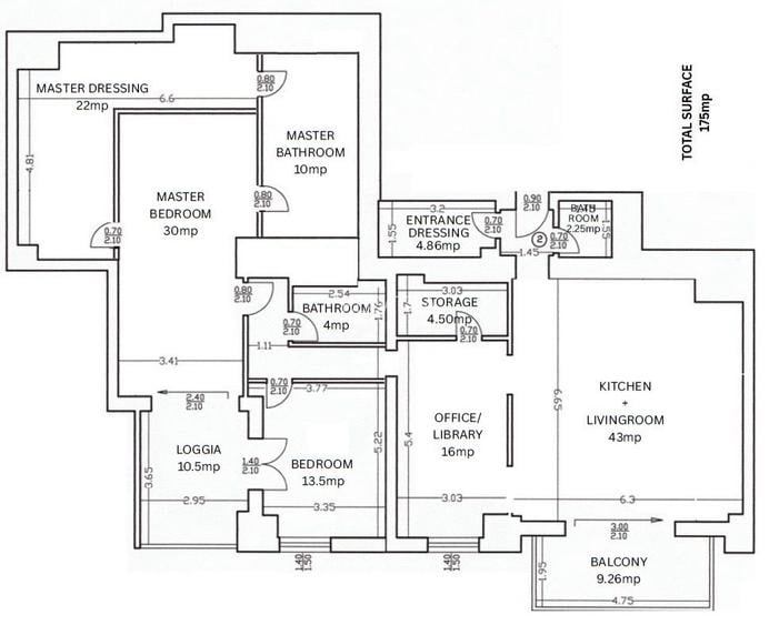 Apartament exclusivist 4 camere cu vedere la lac zona Barbu Vacarescu, Bucuresti - 1