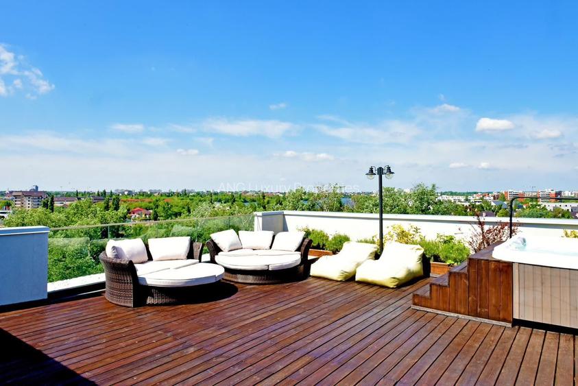 Penthouse cu Vedere 360° si Grădină Privată Lângă Lacul Baneasa - 14