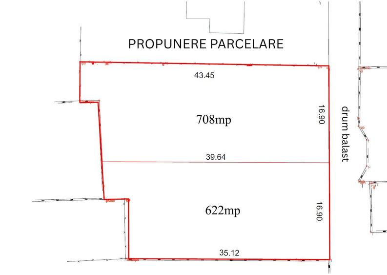 Teren de vânzare Nicolae Balcescu – 1330 mp, ideal pentru lotizare în 2 parcele - 3