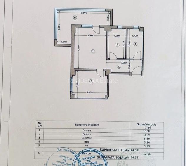 APARTAMENT 2 CAMERE MOBILAT SI UTILAT BLOC 2018 - 10