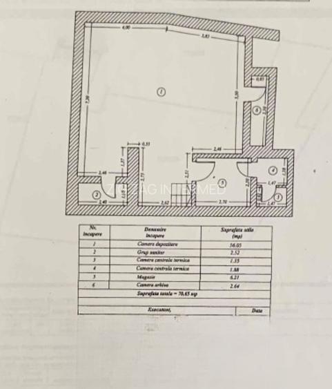 Gara, spatiu comercial D+P, 135 mp. + curte 45 mp., MOBILAT - 13