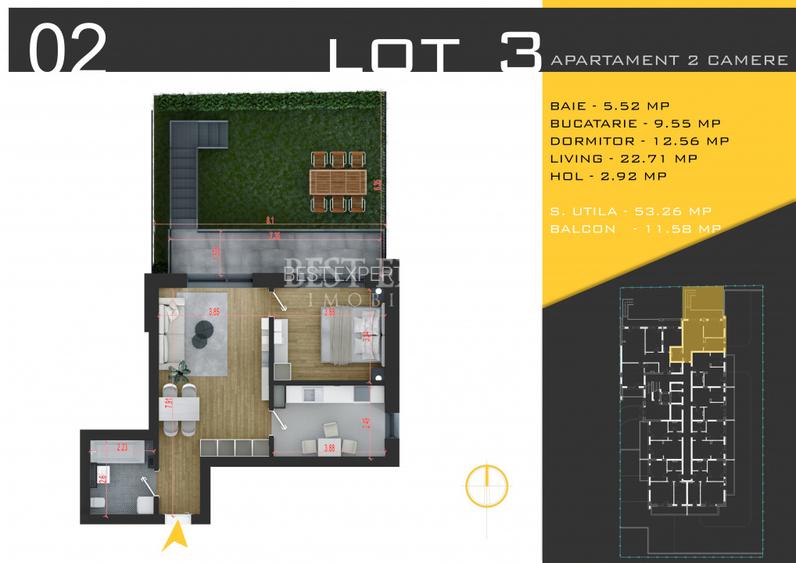 2 Camere Gradina Calitate si Confort - 5