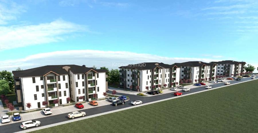 Apartament cu doua camere 55mp, ansamblu cu 4 blocuri tip vila, Sanpetru - 2