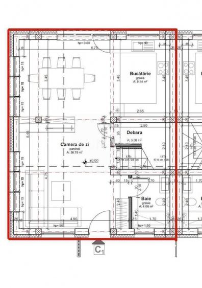 CASA DUPLEX 4 CAMERE SEMIFINISATA | DE VANZARE CU GARAJ DUBLU | DAMBUL ROTUND - 5