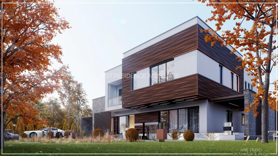 Casa individuala de lux cu 5 camere. Teren 700 mp. Comision 0 - 6