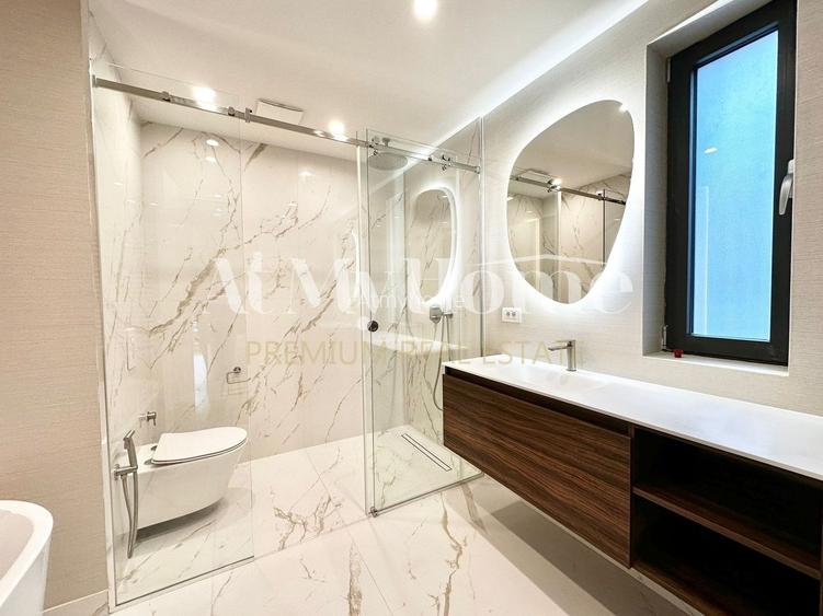 Apartament spatios cu 4 camere, partial mobilat modern, parcare, paza, terase - 8