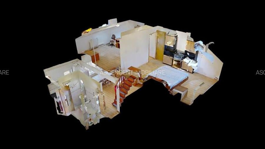 Tur 3D! Apartament trei camere, pe doua niveluri, Garii, Brasov - 17