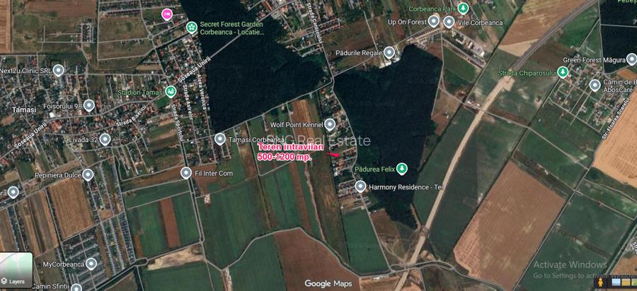 De vanzare teren intravilan intre 500-1200 mp langa padure - 2