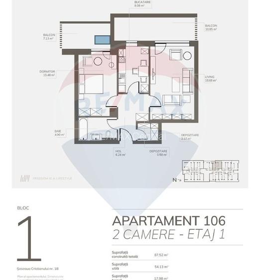 Apartament 2 camere decomandat cu terasa 18mp | Welmont by ROKMAN - 6