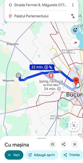 Teren Comuna Măgurele la   granita cu sectorul 5 strada fermei , atomistilor  - 5