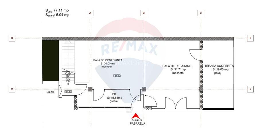 Spațiu de birouri de 167mp de închiriat în zona Gruia - 21