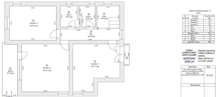 Casa individuala - P+1M, 5 camere - Corbeanca, strada Laguna Albastra - 13