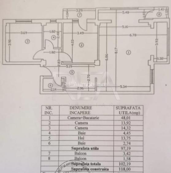 4 camere, 1/4, 102mp, + 2 locuri parcare-Prelungirea Ghencea - 17