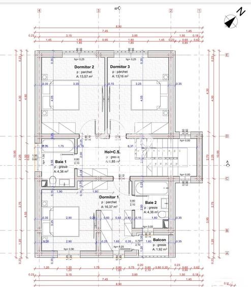 Casa individuala noua 4 camere, 3 bai - 5
