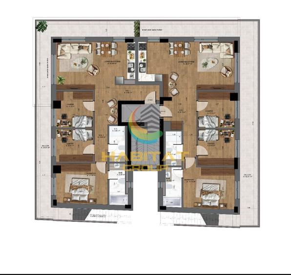UNICAT Penthouse 4 camere - NOU - Piata Unirii