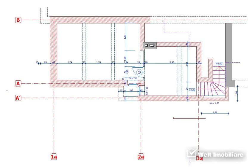 Spatiu de birouri in vila individuala 250mp , str Republicii - Centru - 9