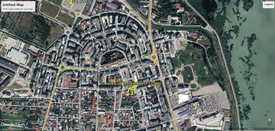 Teren de vanzare - zona Arena Mall - str. 22 Decembrie - 2