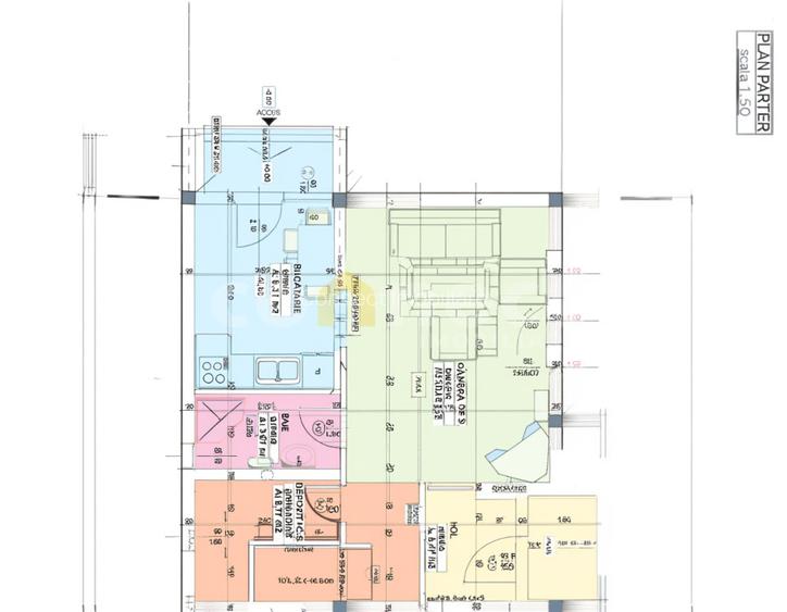 Casa de vanzare, 4 camere, SU 103 mp, curte 66mp | Floresti, Poligon - 4