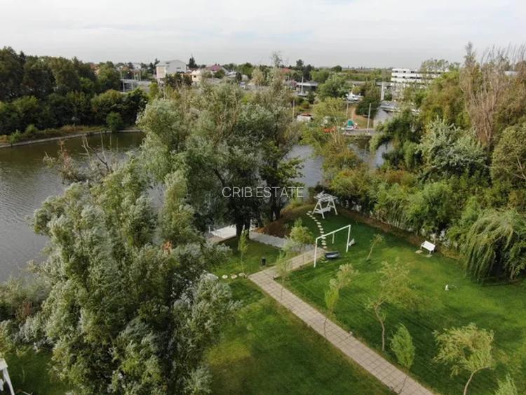 Apartament mobilat cu vedere lac Sisesti Metrou Straulesti 8' - 10