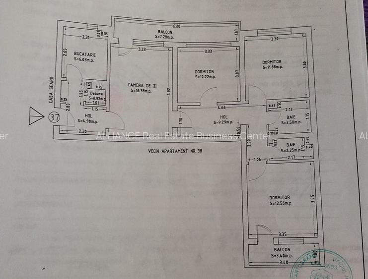 Tomis Nord Cambrige School (COD 06) Apartament 4 camere 89 mp - 2