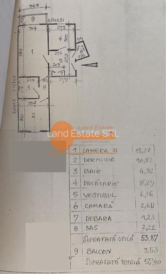 Apartament 2 camere cu centrala si vedere spre lac – Crângași - 1