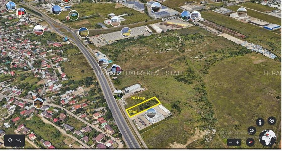 Teren de vanzare NOU Pallady-A2,Vest,UTILITATI  AUTOSTRADA A2, comision 0% - 2